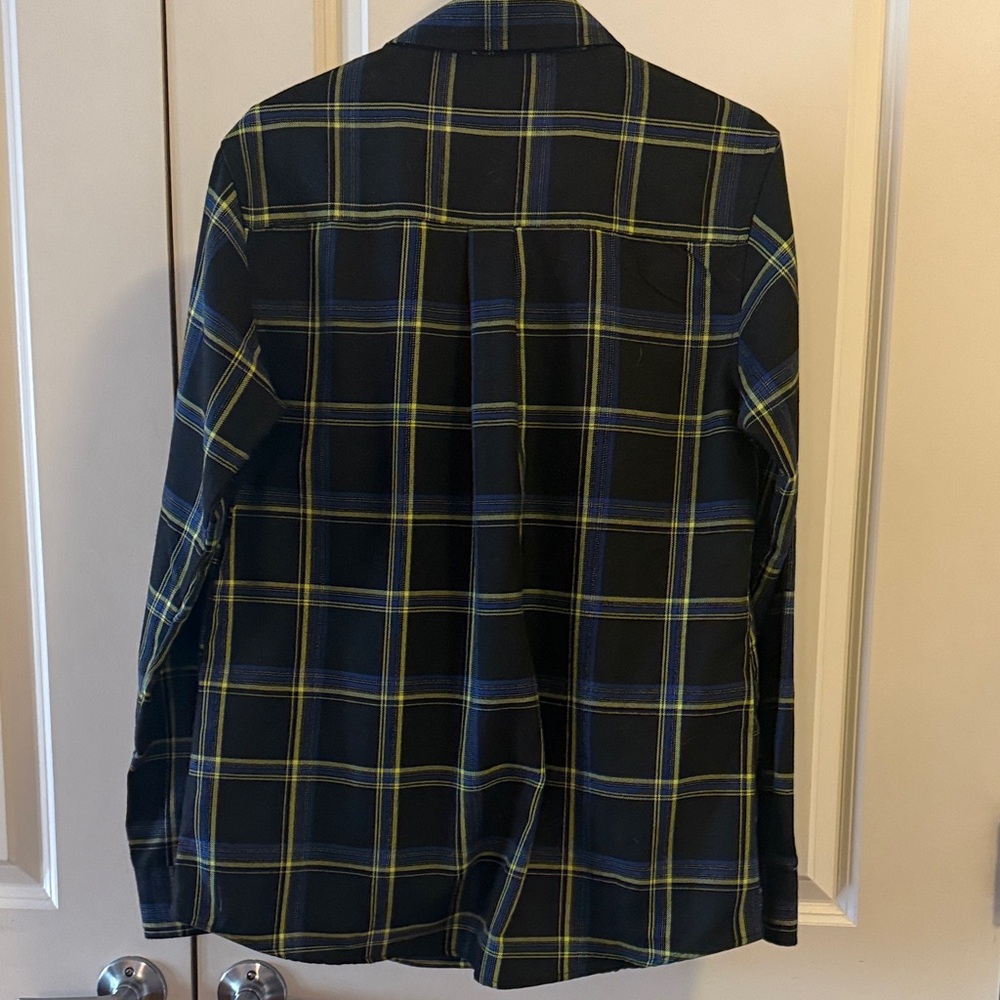 EUC Dixxon Infections Grooves Women’s Plaid Button-Up Flannel Shirt Size Large - Picture 8 of 8